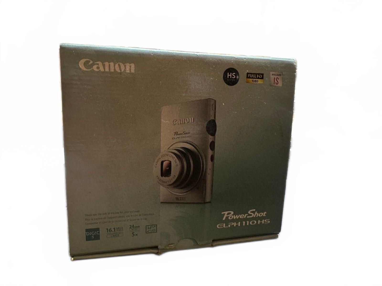 Canon PowerShot ELPH 110 HS Red Camera Complete Box