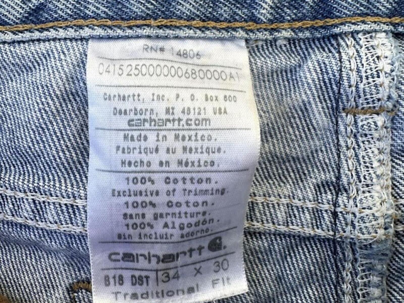 Carhartt Relaxed Fit Jeans 34x30