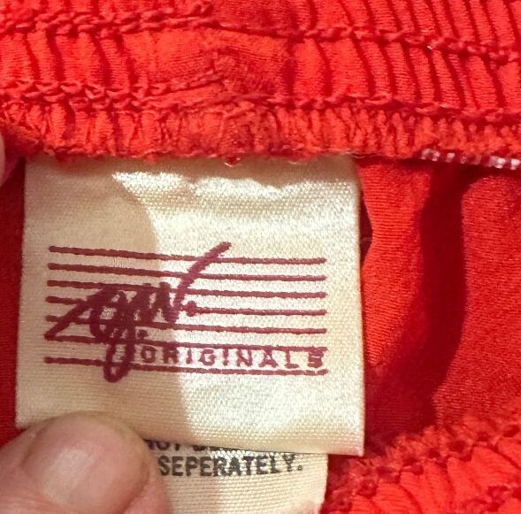 GW Originals Red Elastic Waist Pants M