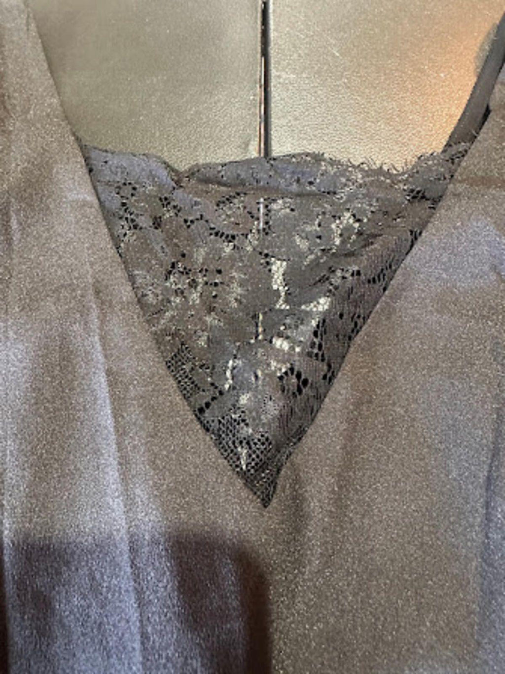 Bebe Black Lace back Romper Size 2