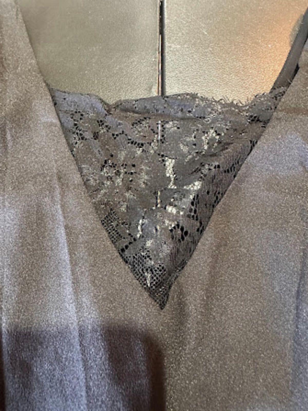 Bebe Black Lace back Romper Size 2