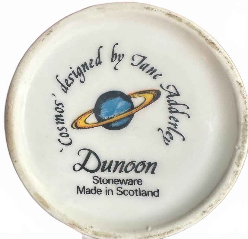 Vintage Dunoon Cosmos Jane Adderley Planet Mug Scotland