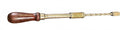 Vintage Spiral Push Hand Drill Wood Handle 18"