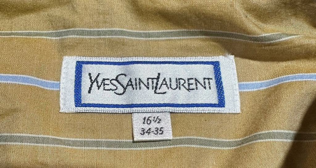 Yves Saint Laurent Striped Dress Shirt 16.5 34/35