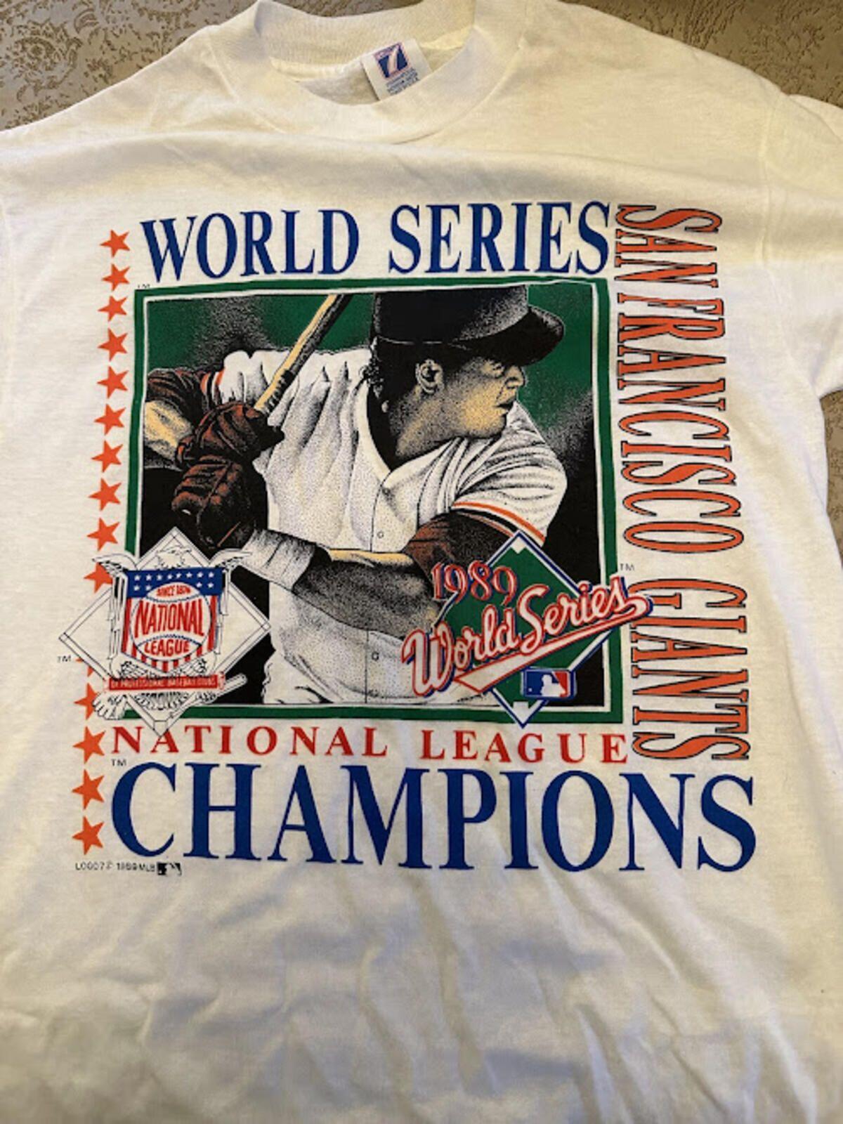 1989 SF Giants World Series Tee USA M
