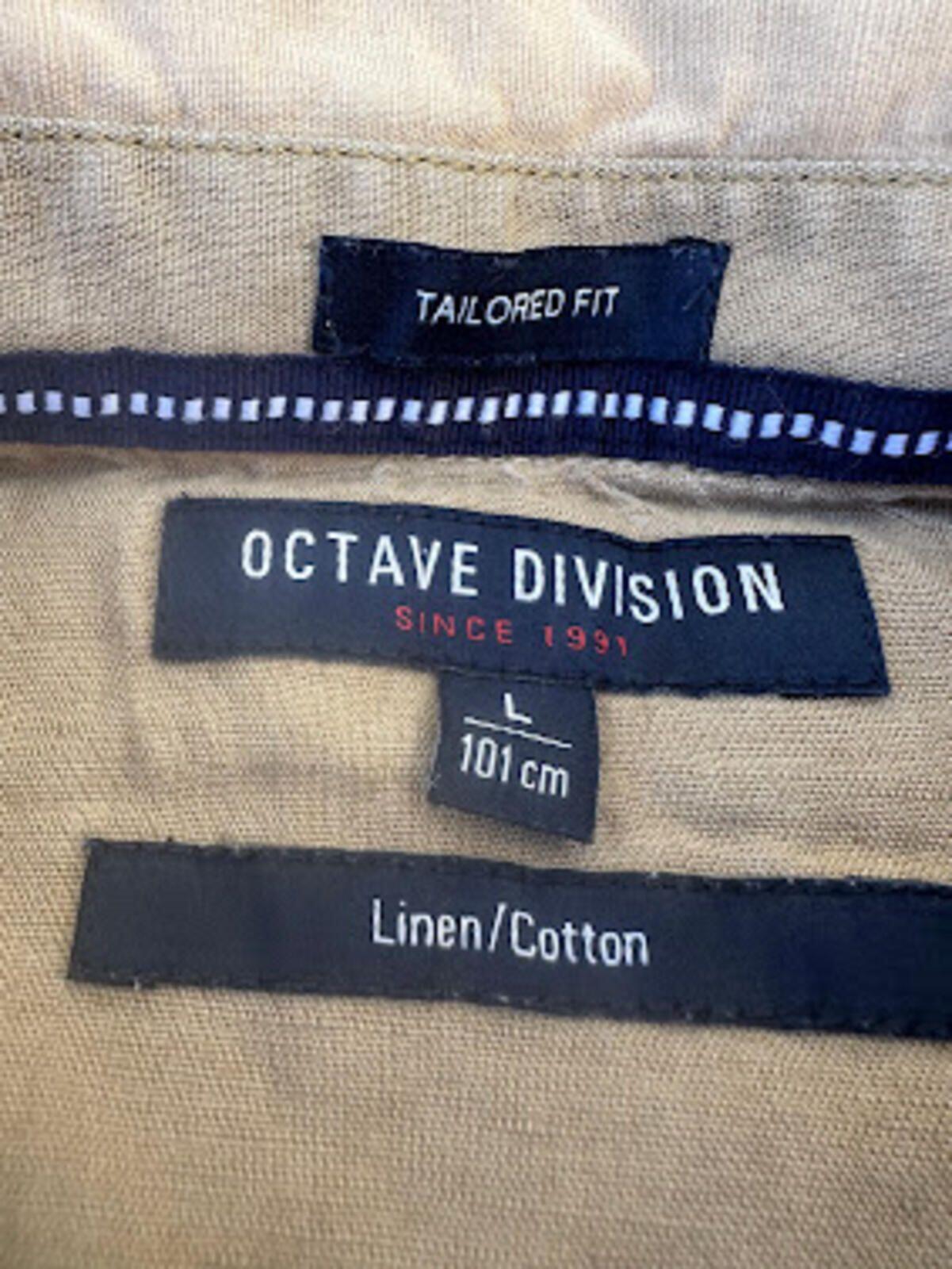 Octave Division Linen Cotton Shirt Large