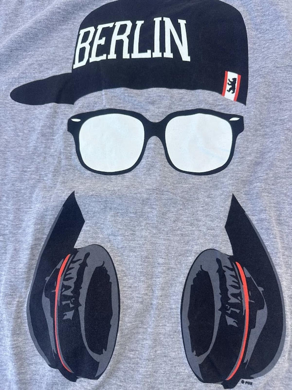 Berlin Graphic Tourist T-Shirt Gray Size S