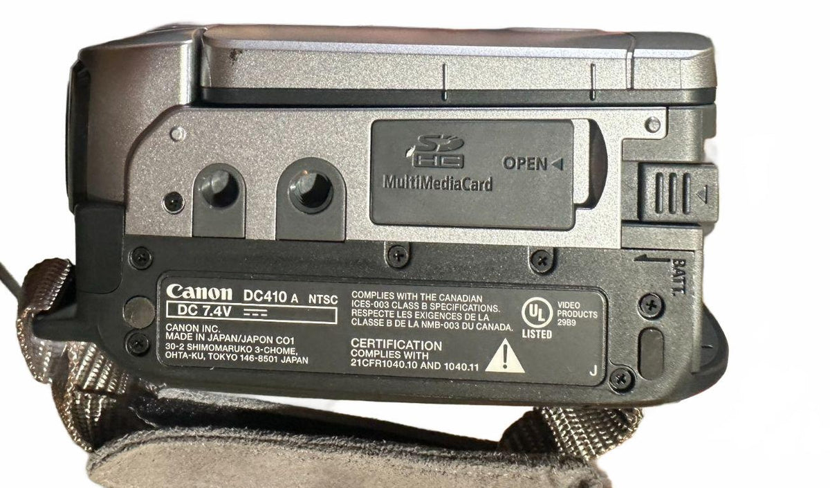 Canon DC410 DVD Camcorder NTSC Tested