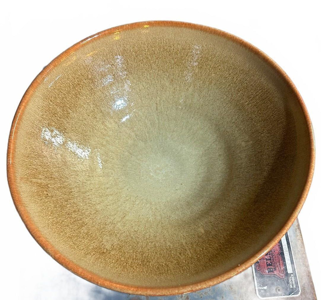 Large Signed RJ Studio Pottery Serving Bowl 2009 11"