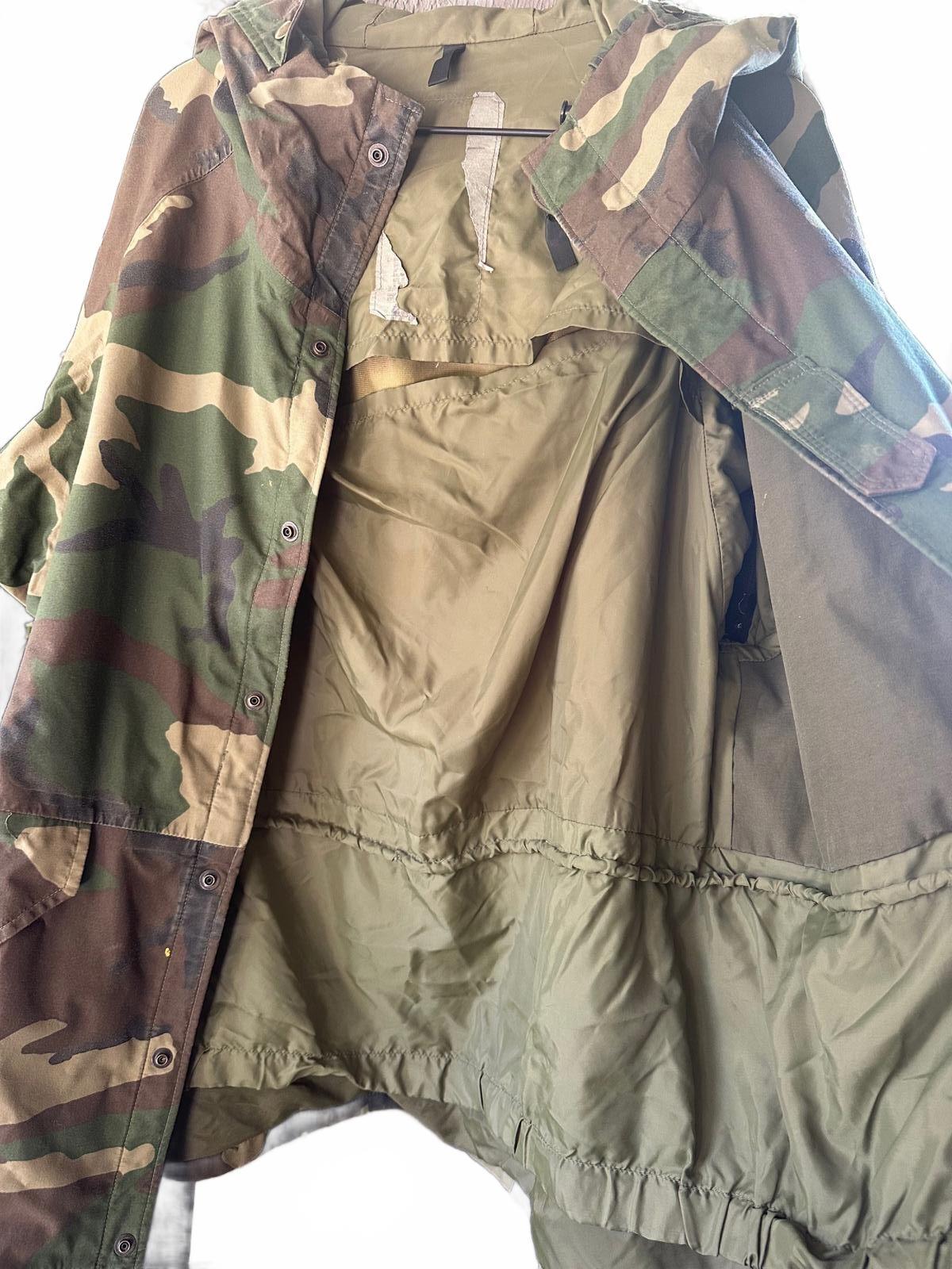 Woodland Camo Hooded Military Field Parka S/M