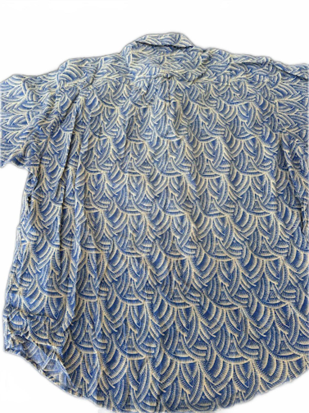 Pendleton Leaf Print Cotton Camp Shirt XL