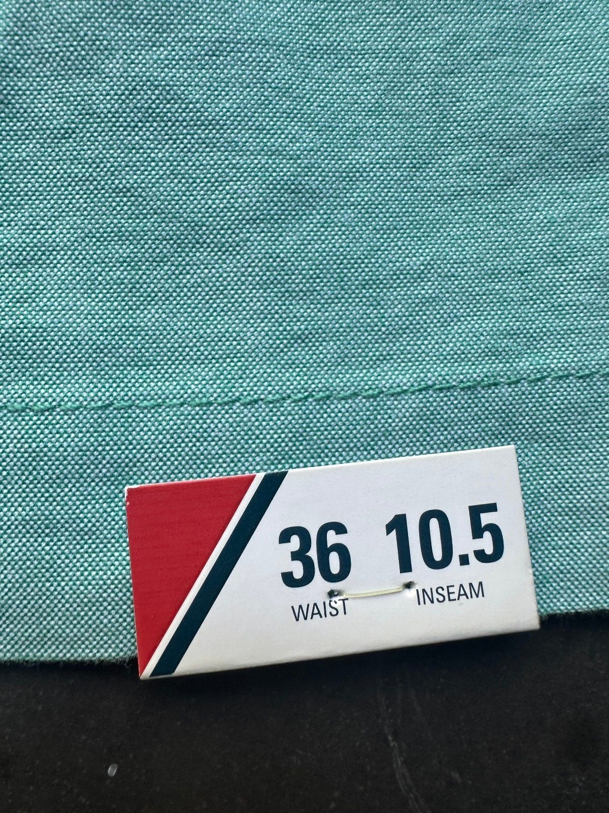 NWT IZOD Newport Oxford Turquoise Shorts 36