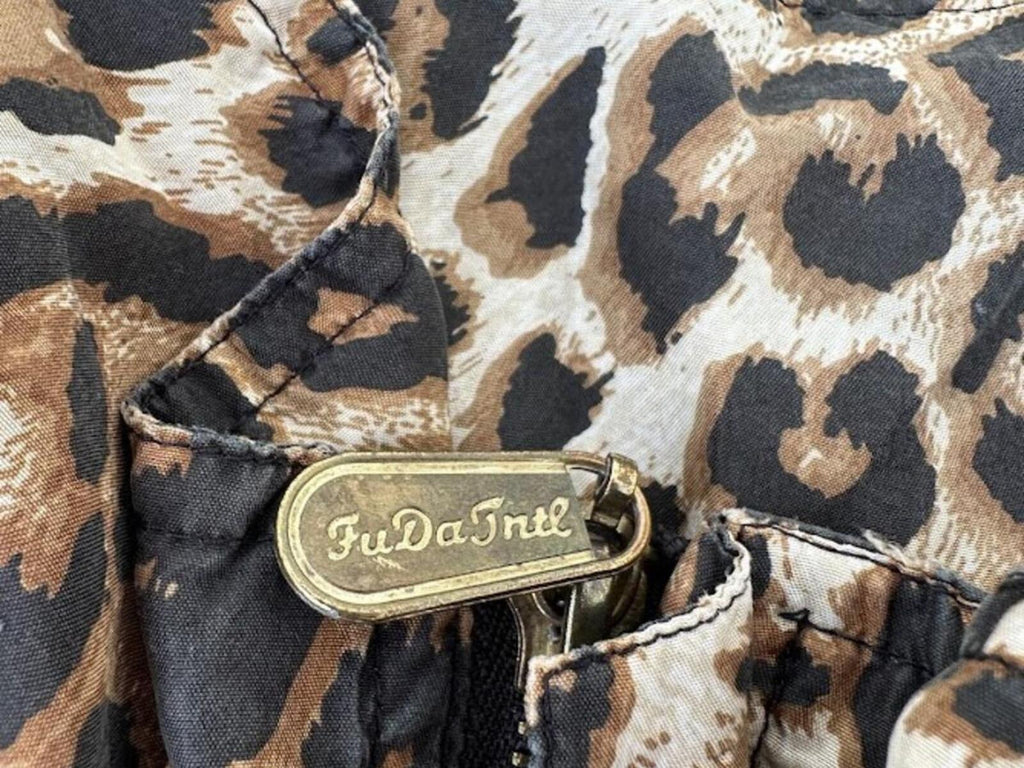 Fuda International Silk Leopard Jacket M