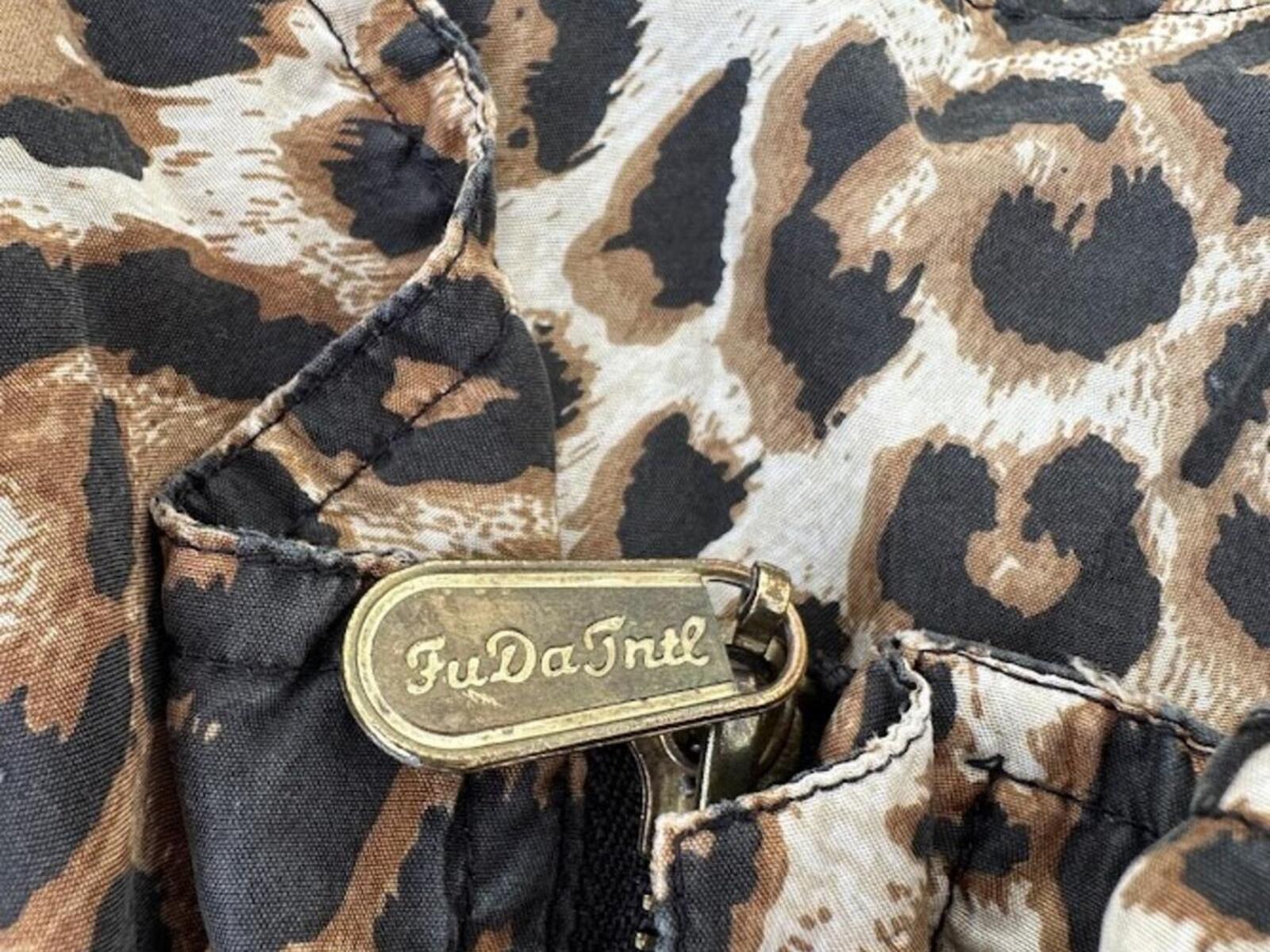 Fuda International Silk Leopard Jacket M