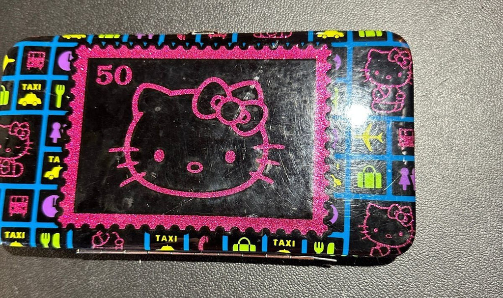 Hello Kitty Neon Travel Wallet Organizer Clutch