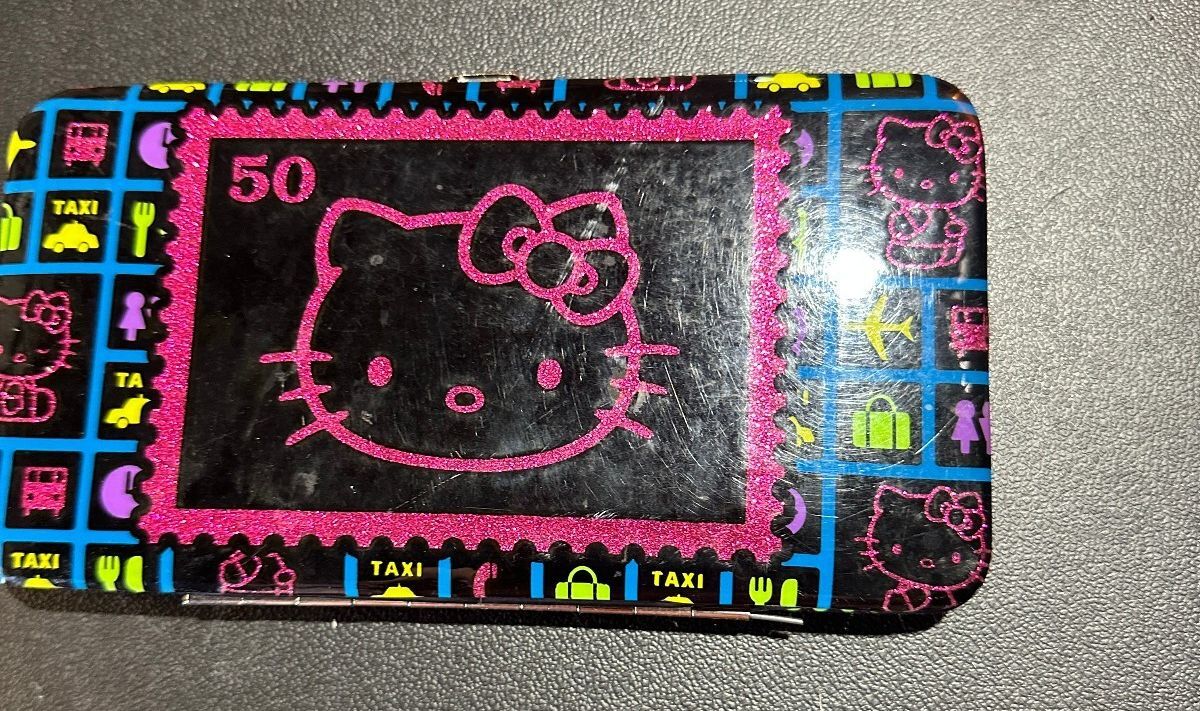 Hello Kitty Neon Travel Wallet Organizer Clutch