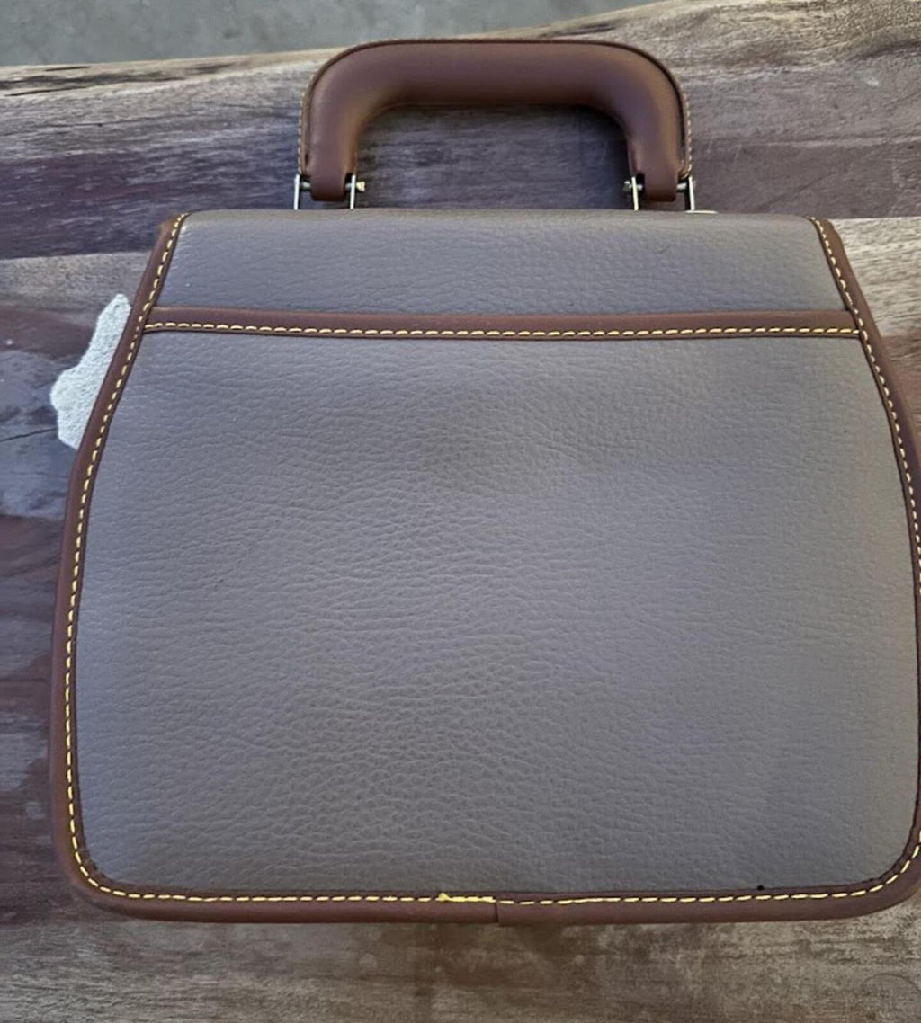 Top Handle Bag Brown