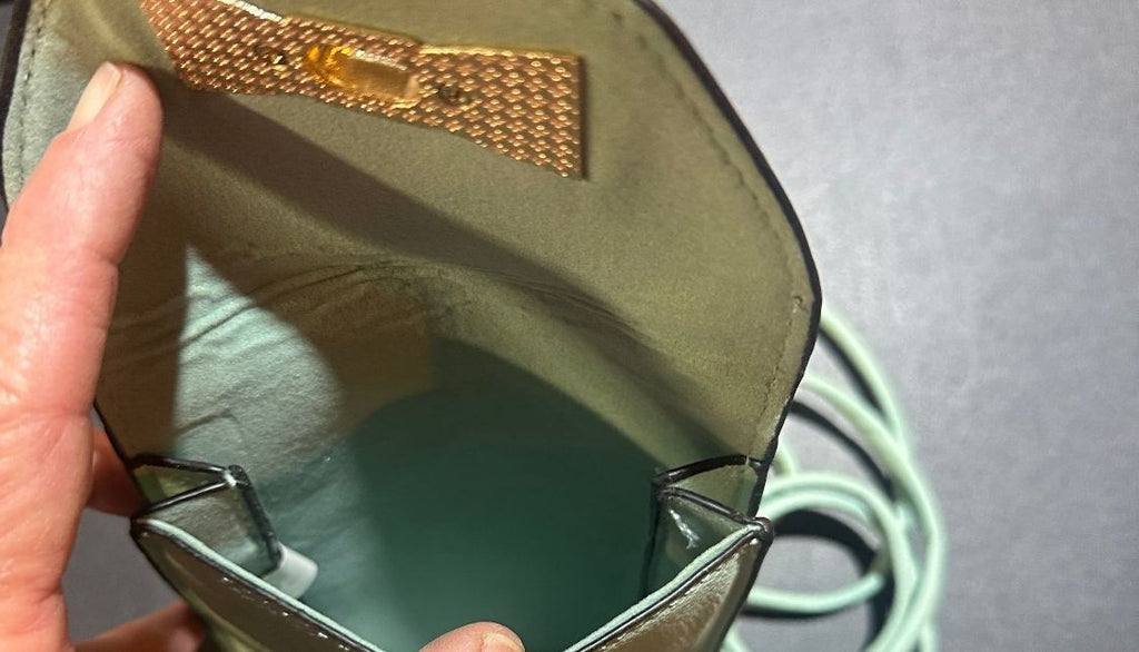 Mint Green Bow Crossbody Phone Bag Purse