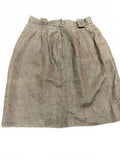Classiques Entier Olive Linen Skirt Size 6