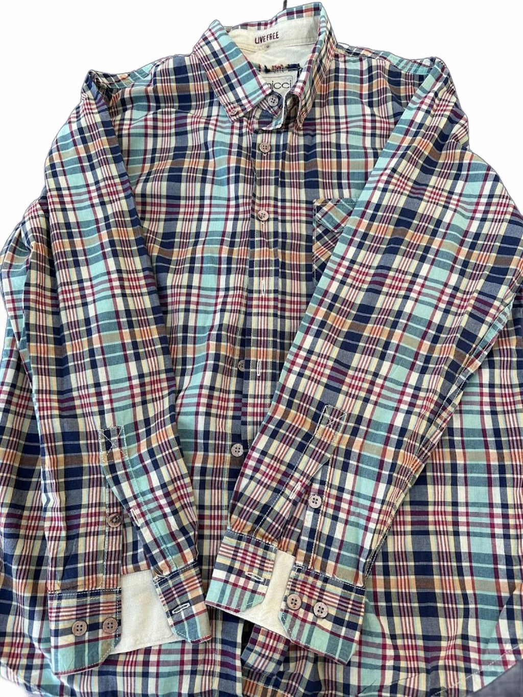 Gramicci Plaid Button Shirt Men’s Large