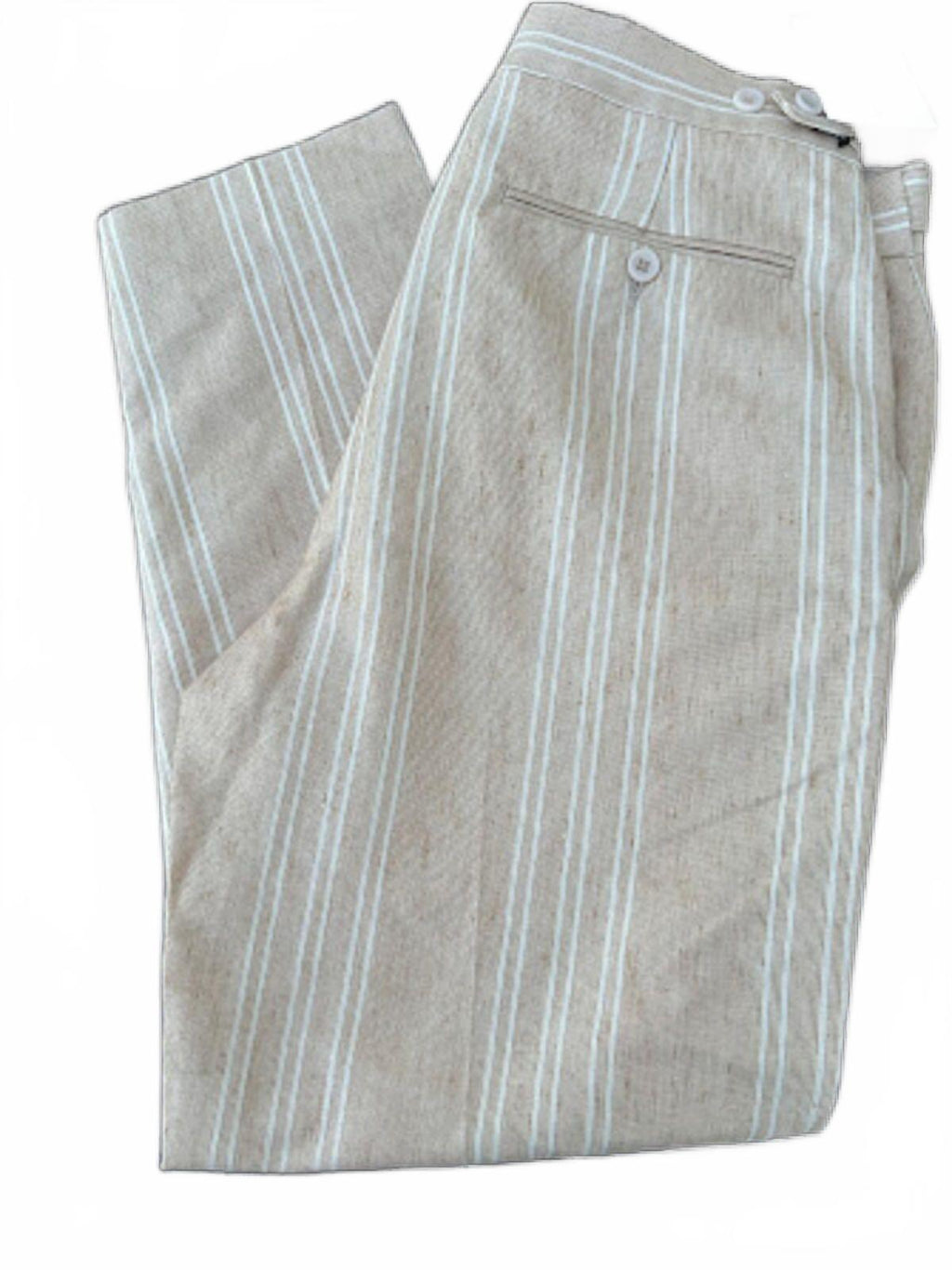 ASOS Striped Linen Blend Pants 33x30 NWT