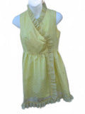 Vintage Robbie Rivers Yellow Party Dress 9