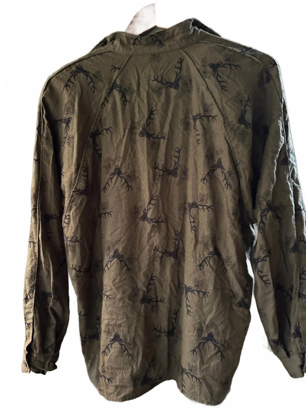 Vintage Mondi Hunting Stag Print Pullover Large