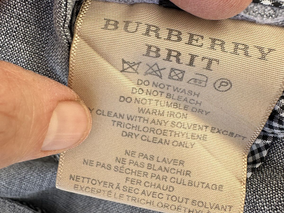 Burberry Prorsum Gray Linen Blend Pants 40