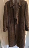 Vintage Dior Le Connaisseur Wool Belted Overcoat L