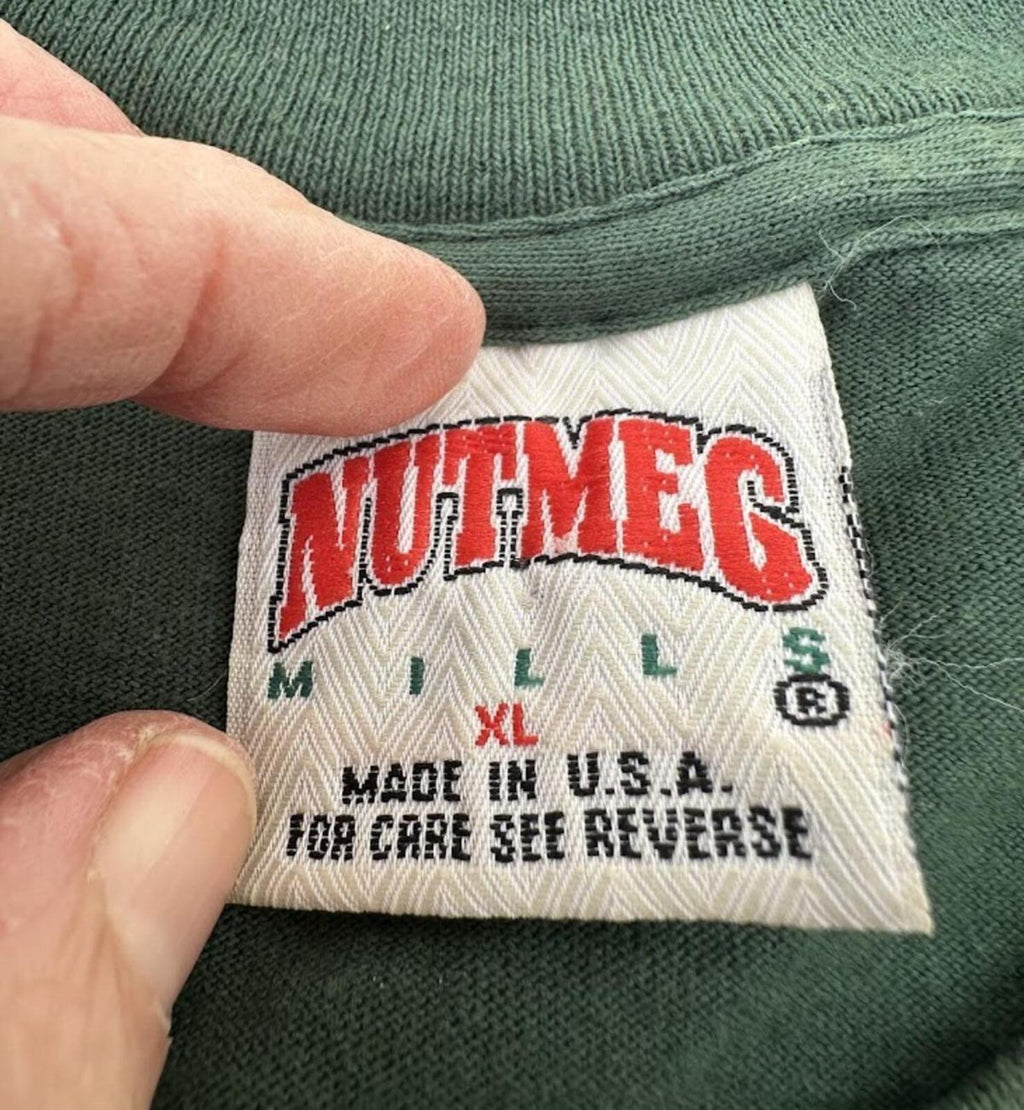 Vintage 1992 Oakland A’s Champs Nutmeg Tee L
