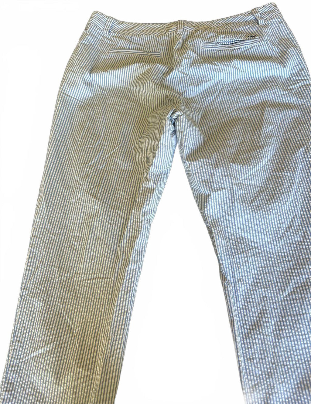 Vineyard Vines Blue Seersucker Pants Women's 6