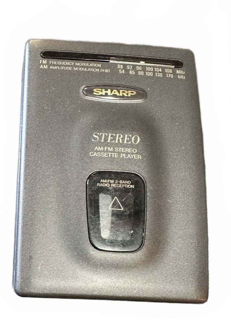 Sharp JC-180(GY) AM/FM Stereo Cassette Player