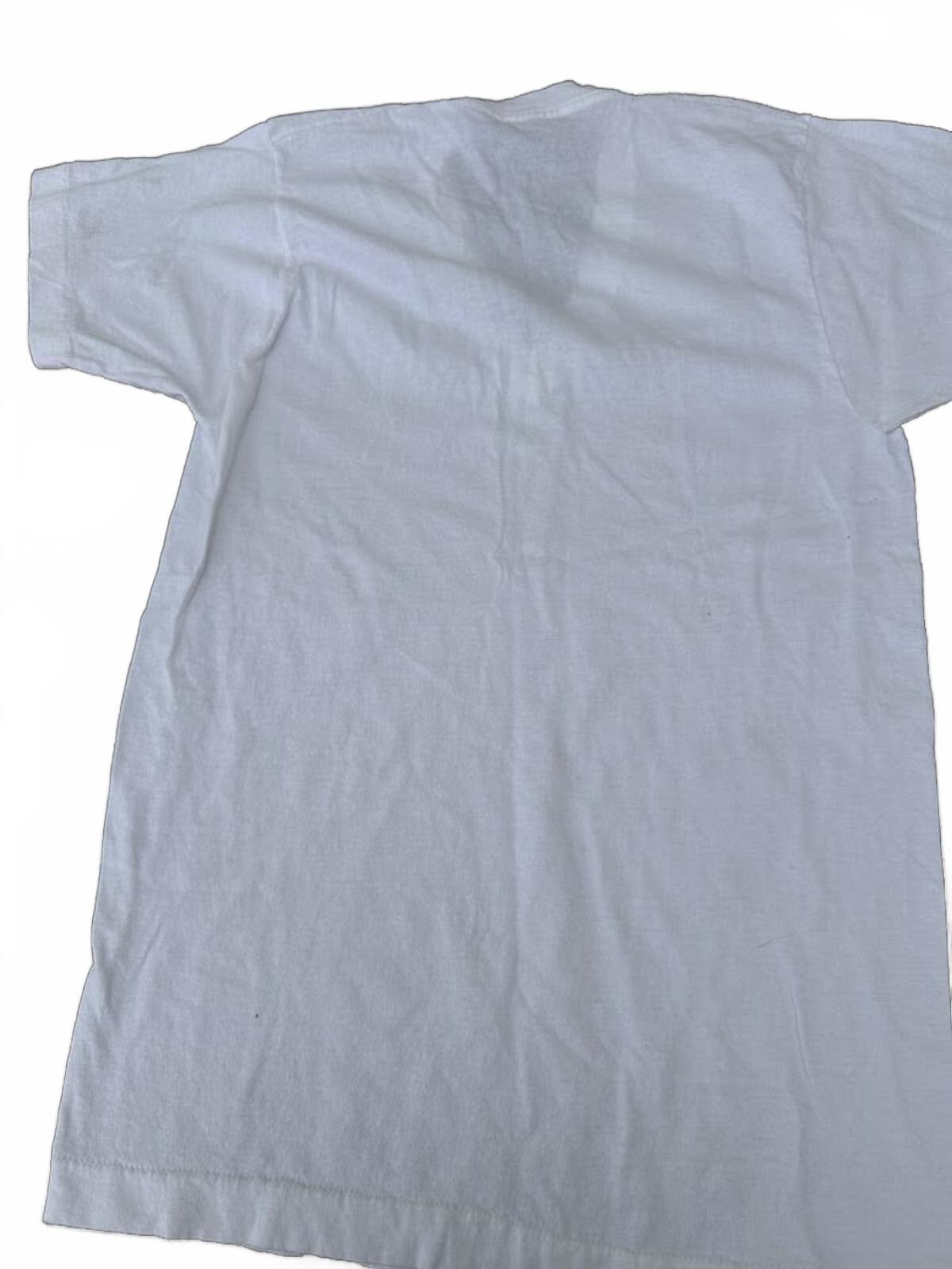 Vintage Ghost Flash Tee V-Neck USA Medium Single Stitch