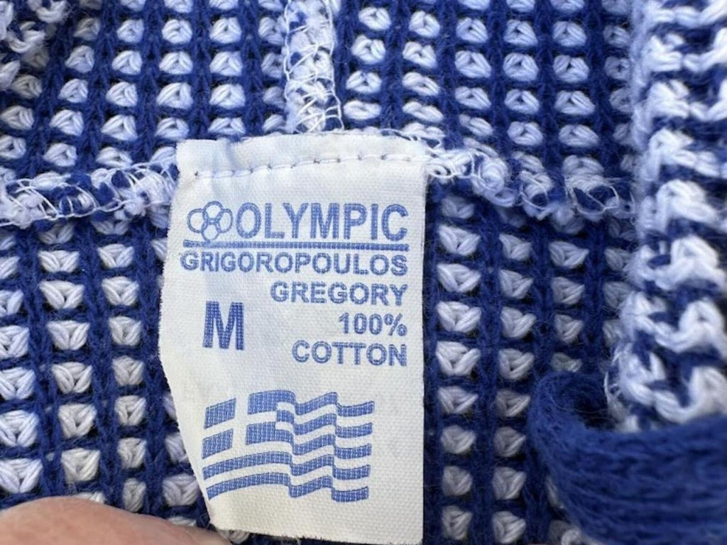 Olympic Gregory Cotton Zip Hoodie Blue M