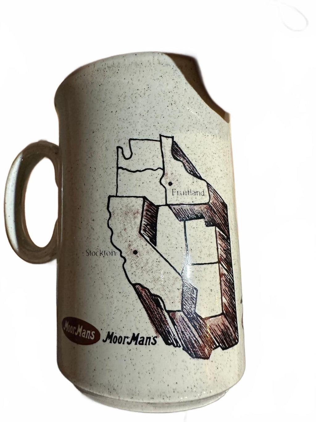 Vintage MoorMan's Stockton CA Monmouth Pottery Mug