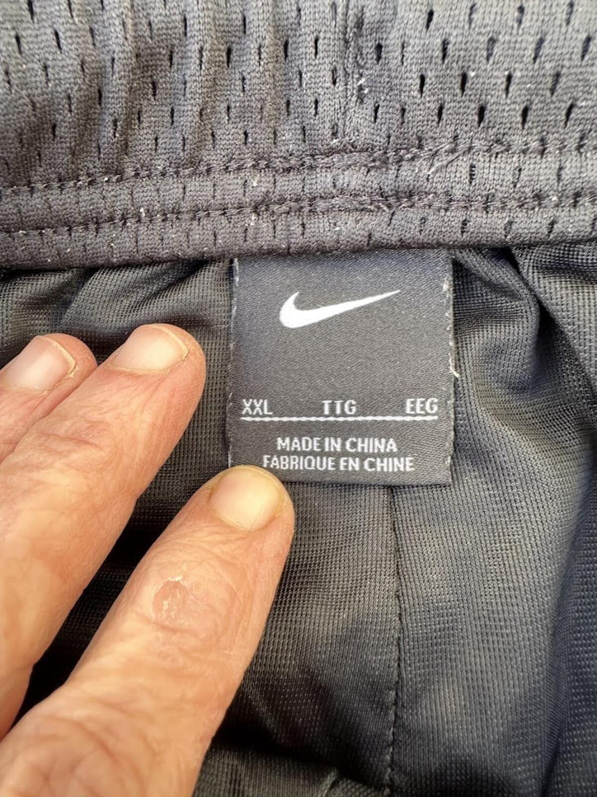 Nike Mesh Shorts Black White XXL Athletic