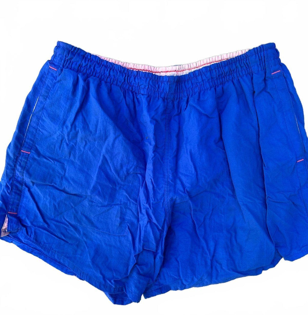 Vintage 90s Surf Odyssey Blue Swim Trunks Large