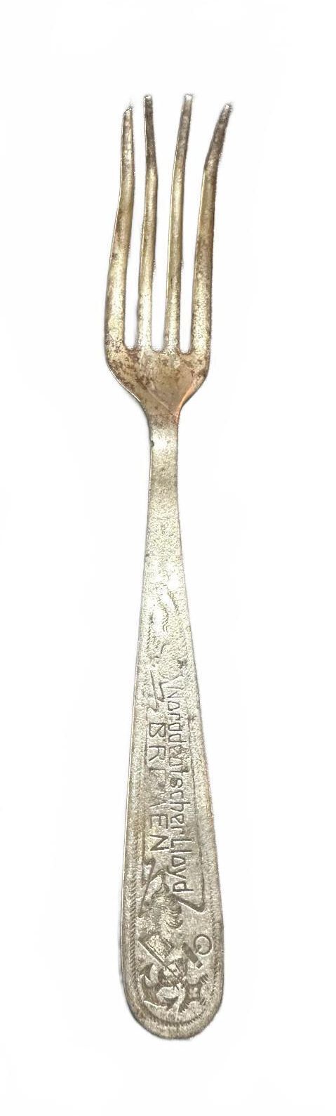 Antique Norddeutscher Lloyd Bremen Ship Dining Fork