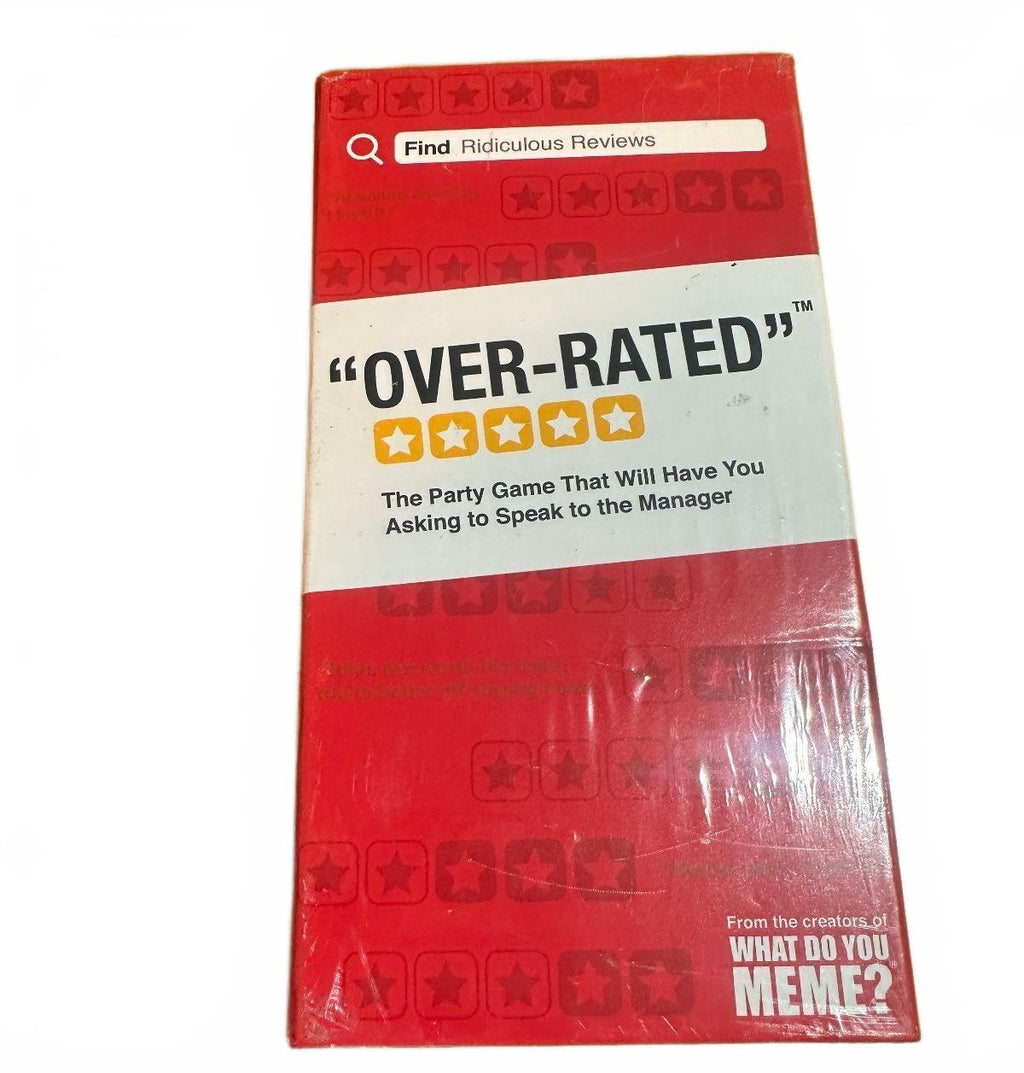 What Do You Meme Over-Rated Party Game New Sealed