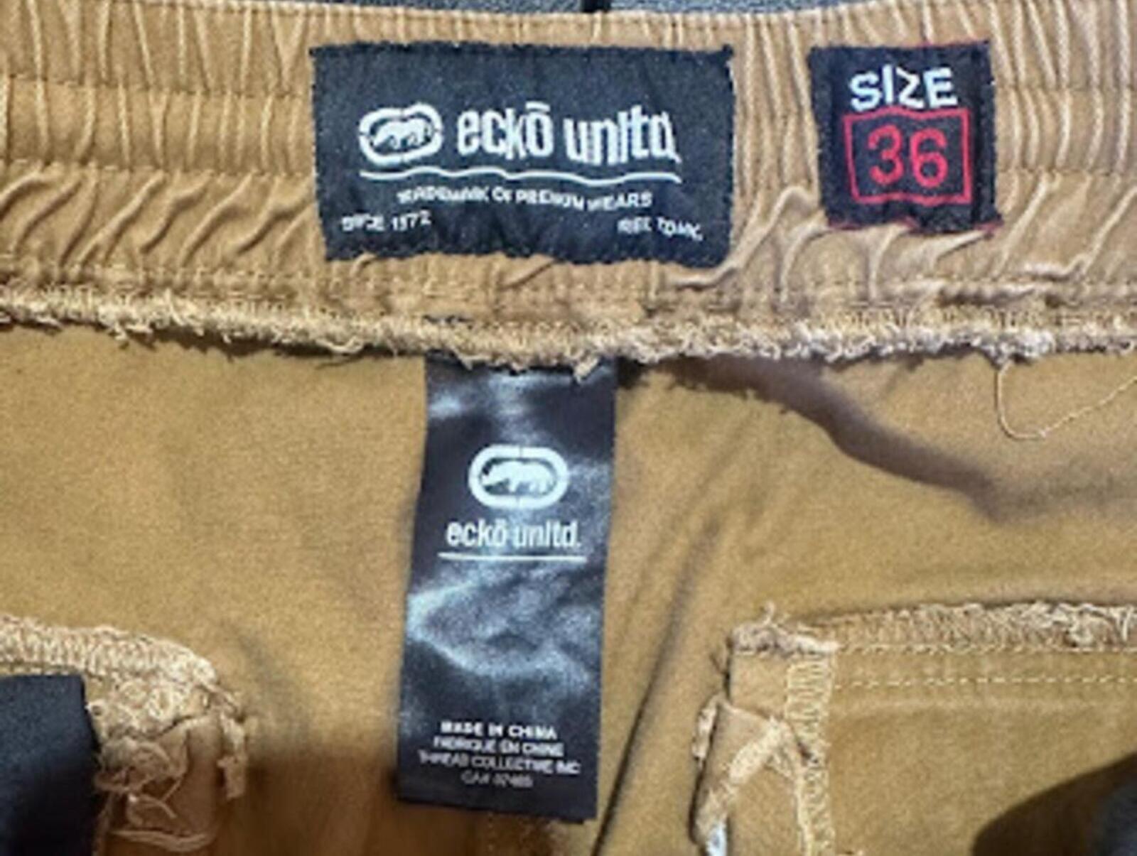 Ecko Unltd Tan Jogger Pants Size 36