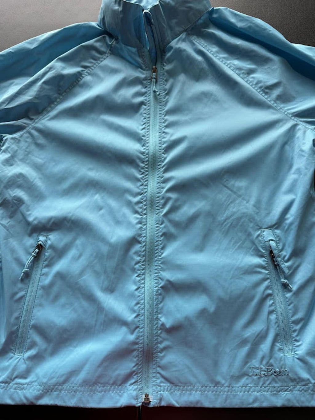 L.L. Bean Blue Windbreaker Jacket M
