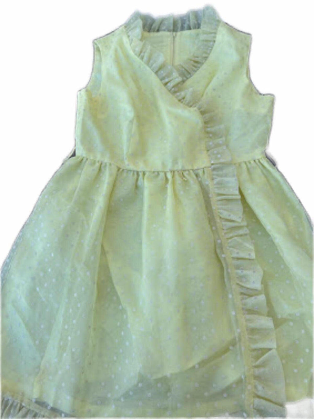 Vintage Robbie Rivers Yellow Party Dress 9