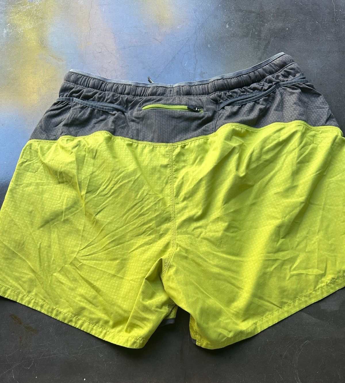 Patagonia Chartreuse Running Shorts Women's S