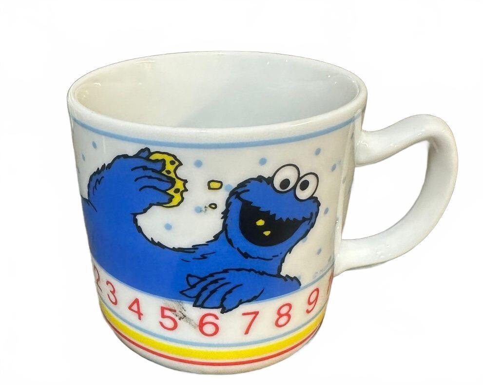 Vintage Sesame Street Cookie Monster Mug JMP Japan