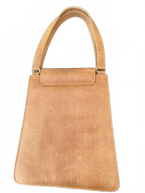 Charles Jourdan Lizard Embossed Leather Bag