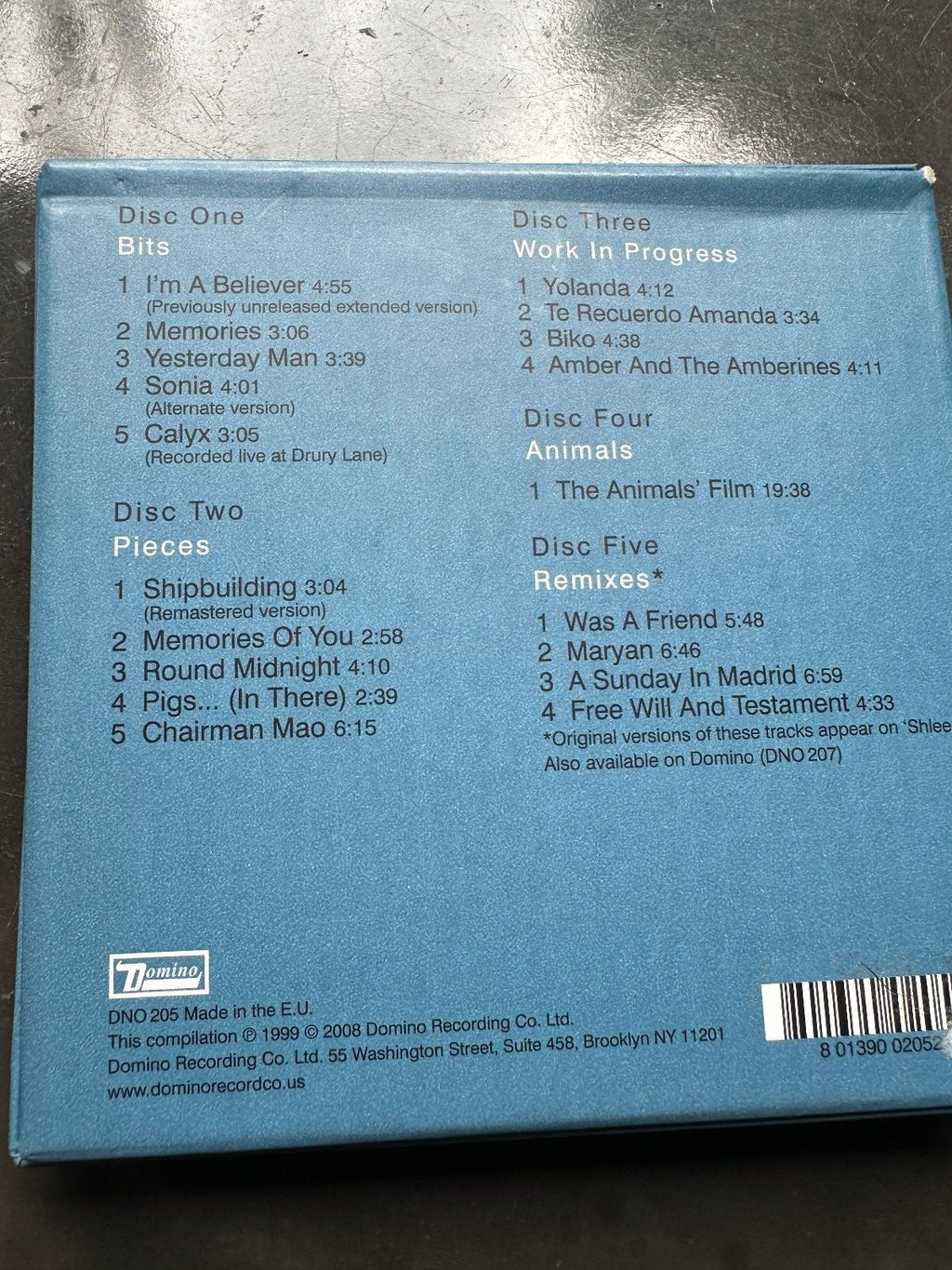 Robert Wyatt EPs 5 CD Box Set UK 2008 Domino Complete