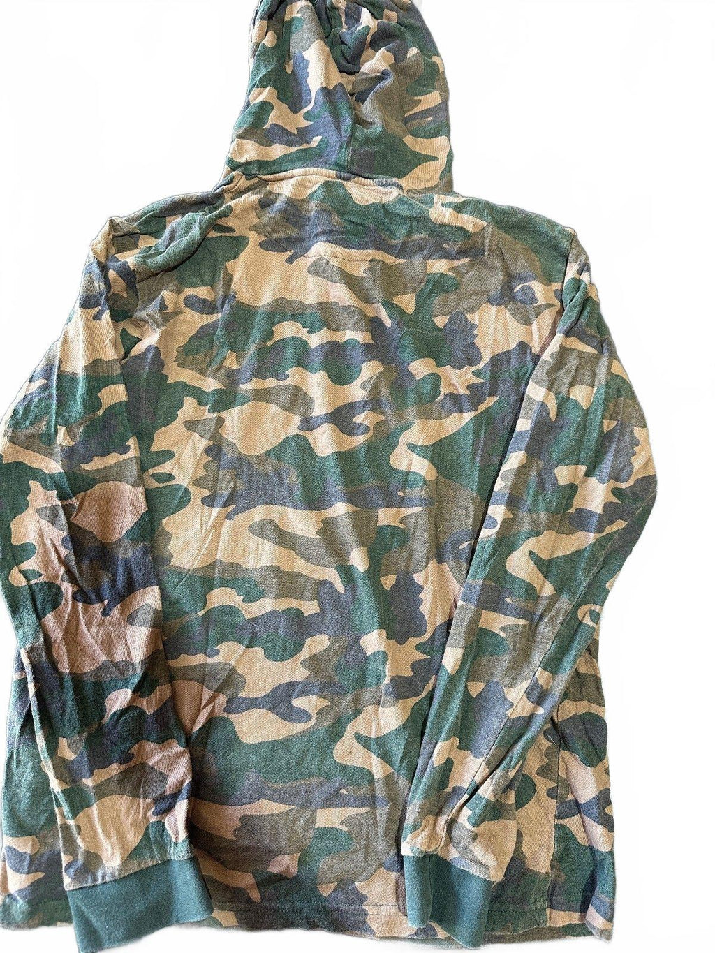 Denim & Flower Tokyo Camo Hooded Shirt Medium