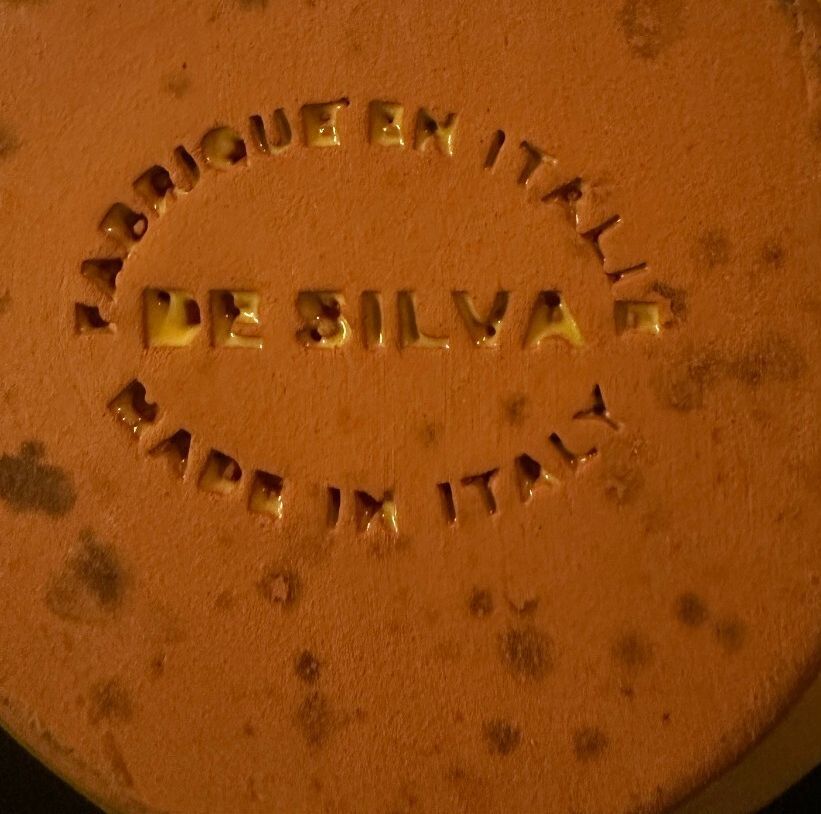Vintage De Silva Italy Yellow Terracotta Soup Crock