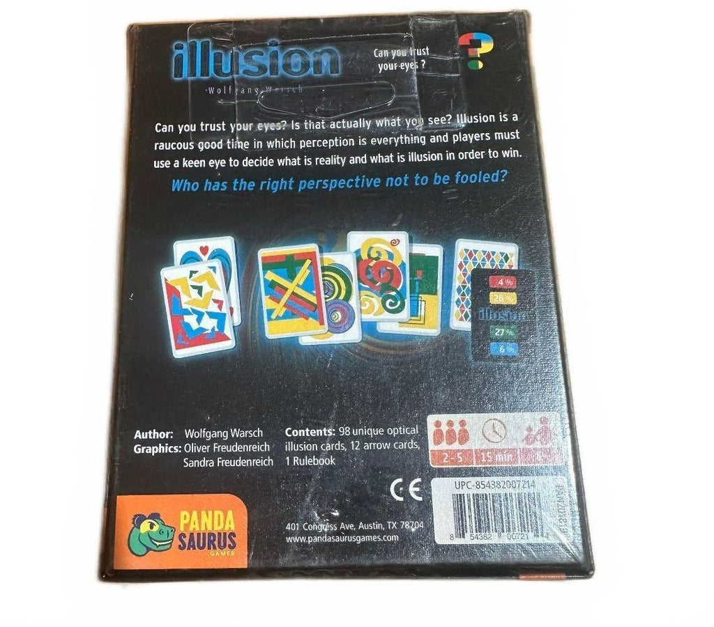 Illusion Pandasaurus Optical Card Game New Sealed