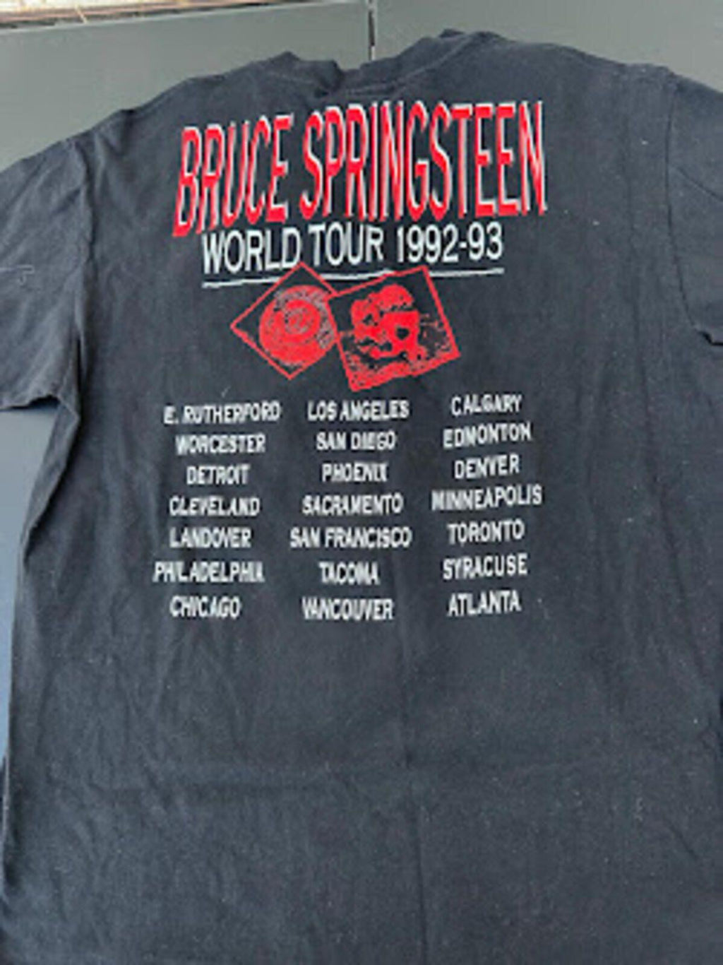1992-93 Bruce Springsteen Tour T-Shirt USA